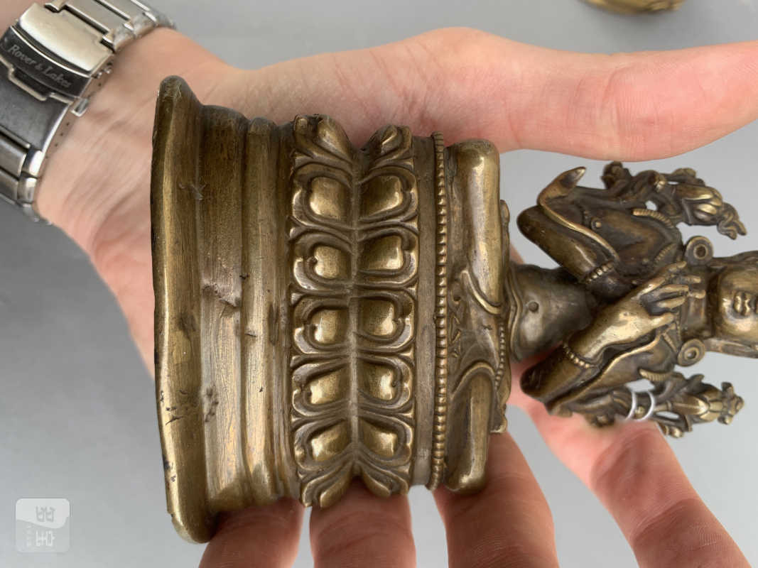 A BRONZE FIGURE OF MANJUSHRI - 图11